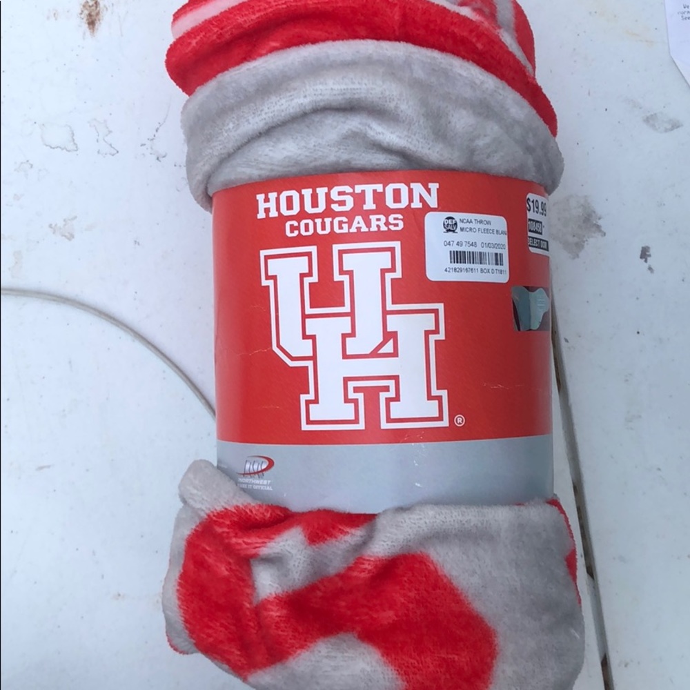 Houston Cougars super plush throw